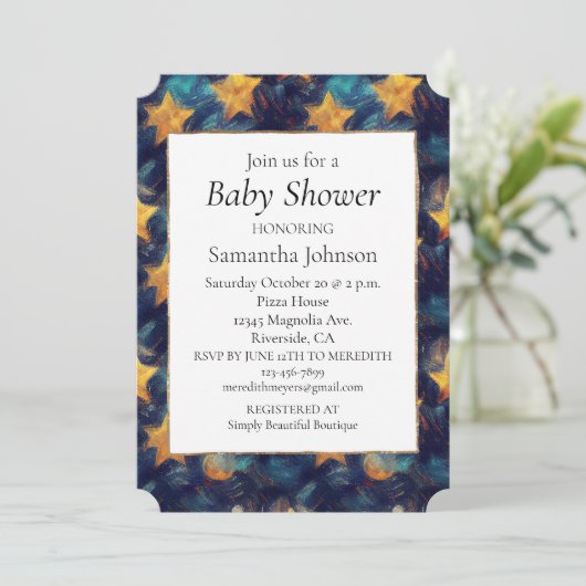 Starry Sky Kaart (Staand voorkant)