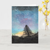 Starry Sky Kaart (Gele Bloem)