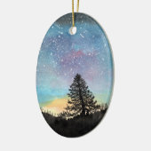 Starry Sky Keramisch Ornament (Links)