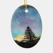 Starry Sky Keramisch Ornament (Achterkant)