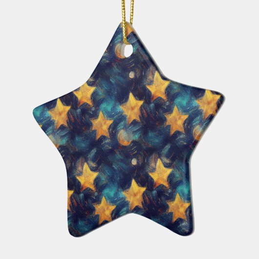 Starry Sky Keramisch Ornament (Links)