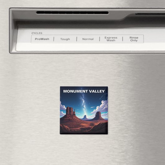 Starry Sky Monument Valley Travel sterren Magneet (Insitu (Vaatwasser))