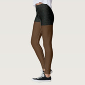 Starry Sky Moon Butt African-American Bare Legs Leggings (Links)