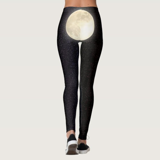 Starry Sky Moon Butt Leggings (Achterkant)