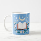Starry Sky Moon Flowers Book Lover Classic Mug Koffiemok (Links)