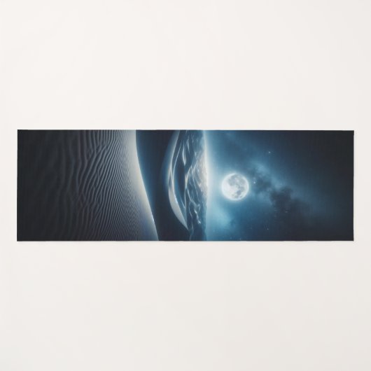Starry Sky & Moonlit Dunes Yogamat (Voorkant (horizontaal))