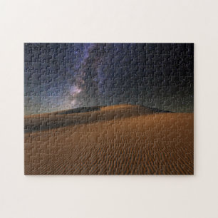 Starry Sky over de Sand Dunes Gobi woestijn Legpuzzel