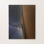 Starry Sky over de Sand Dunes Gobi woestijn Legpuzzel (Verticaal)