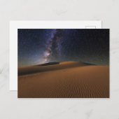 Starry Sky over de woestijn van Sand Dunes Gobi Briefkaart (Voorkant / Achterkant)