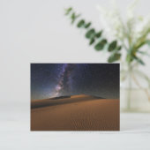 Starry Sky over de woestijn van Sand Dunes Gobi Briefkaart (Staand voorkant)
