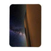 Starry Sky over de woestijn van Sand Dunes Gobi Magneet (Verticaal)