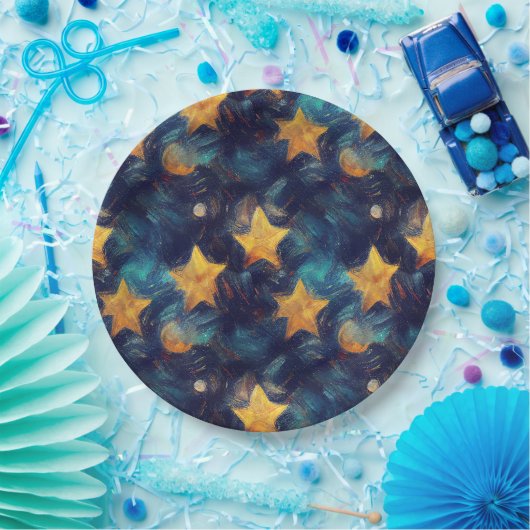 Starry Sky Papieren Bordje (Feest)