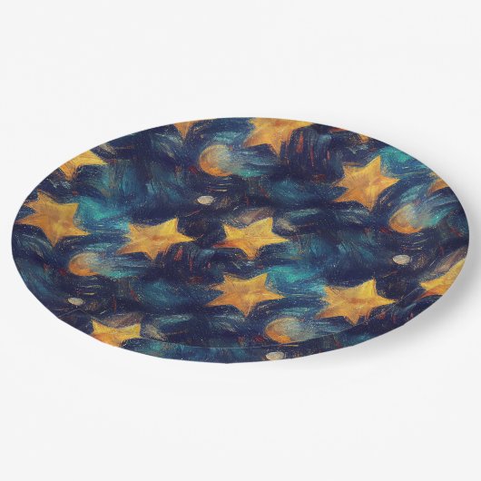 Starry Sky Papieren Bordje (Gekanteld)