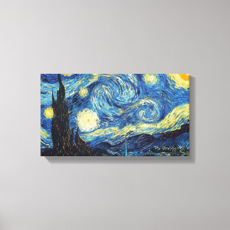Starry Sky, Van Gogh Canvas Afdruk