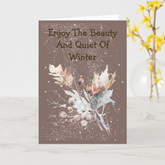 Starry Snowfall Sweet Winter Card Kaart