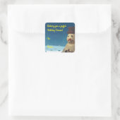 Starry Snowman Gift Label Stickers (Tas)