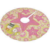 Starry Snowmen Couple Custom Holiday Tree Skirt Kerstboom Rok (Gekanteld)