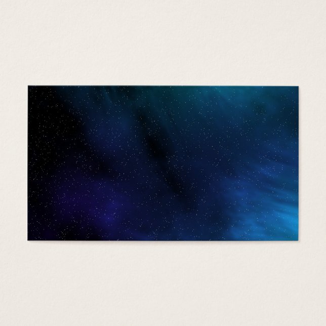 Starry Space Scene Visitekaartjes (Voorkant)