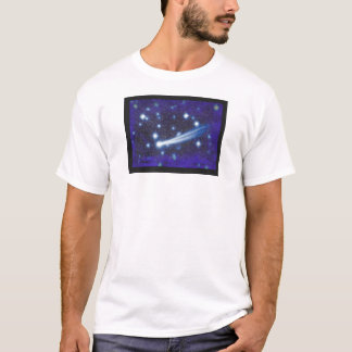 Starry Space Sky & Asteroid T-shirt