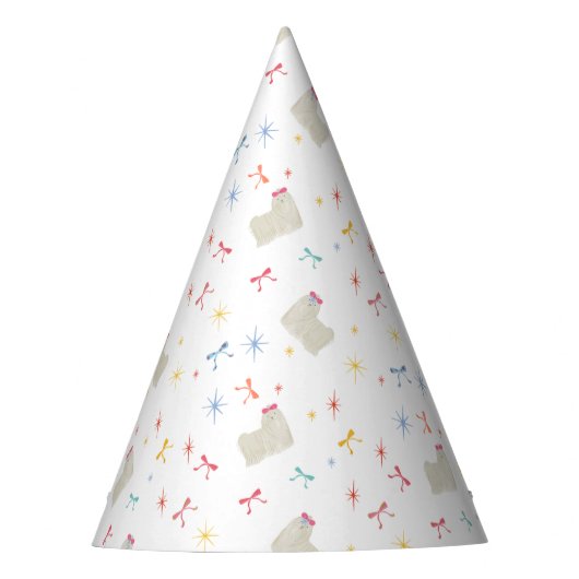 Starry Sparkle Schattigee puppywensen Feesthoedjes (Voorkant)