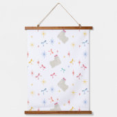 Starry Sparkle Schattigee puppywensen Hangend Wandkleed (Voorkant)