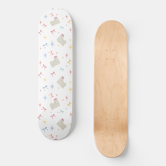 Starry Sparkle Schattigee puppywensen Persoonlijk Skateboard (Voorkant)