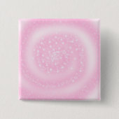 Starry Spiral Vierkante Button 5,1 Cm (Voorkant)