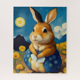 Starry Spring Bunny Puzzel