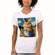 Starry Spring Bunny T-shirt