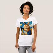 Starry Spring Bunny T-shirt (Voorkant volledig)