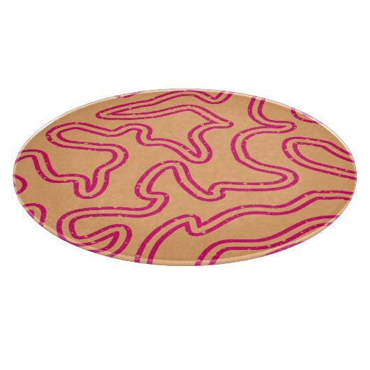 Starry Squiggly Lines Snijplank (Hoek)