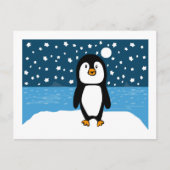 Starry Starry Penguin Holiday Briefkaart (Voorkant)