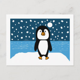 Starry Starry Penguin Holiday Briefkaart