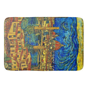 Starry Sterrennacht Florence Italië Badmat