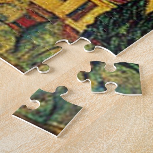 Starry Sterrennacht Florence Italië Legpuzzel (Zijkant)