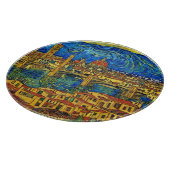 Starry Sterrennacht Florence Italië Snijplank (Hoek)