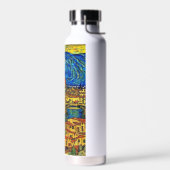 Starry Sterrennacht Florence Italië Waterfles (Links)