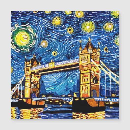 Starry Sterrennacht London England (Voorkant)
