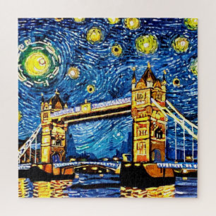 Starry Sterrennacht London England Legpuzzel