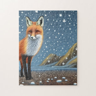 Starry Sterrennacht Storybook Fox Legpuzzel