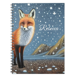 Starry Sterrennacht Storybook Fox Notitieboek