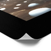 Starry Sterrennacht Storybook Fox Poster (Hoek)