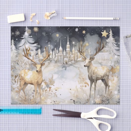 Starry Sterrennacht Tissuepapier (Craft)