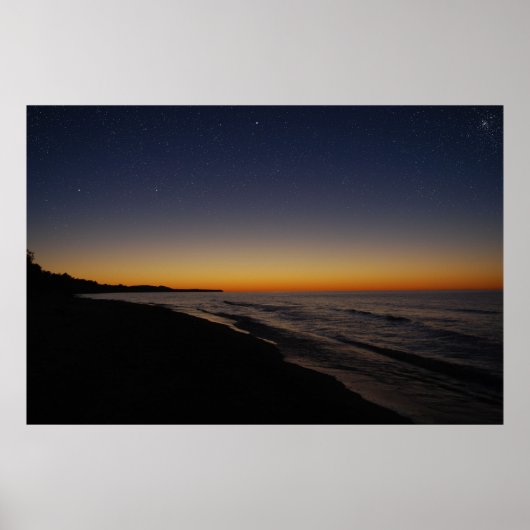 Starry Sunset Poster (Voorkant)