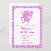 Starry Unicorn Kaart (Voorkant / Achterkant)