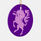 Starry Unicorn Keramisch Ornament (Rechts)