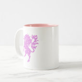 Starry Unicorn Tweekleurige Koffiemok (Voorkant links)