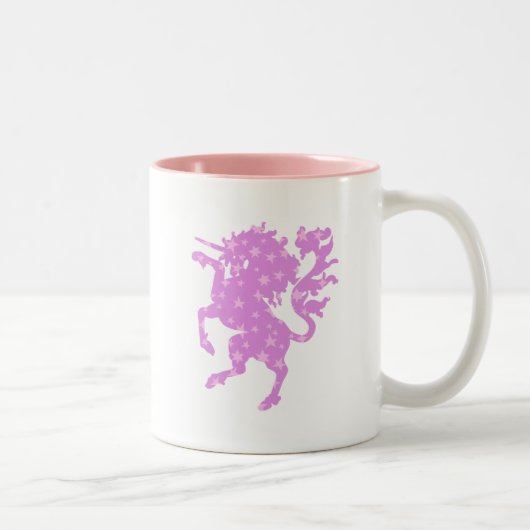 Starry Unicorn Tweekleurige Koffiemok (Rechts)