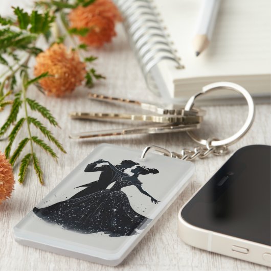 Starry Waltz Paar Sleutelhanger (Voorkant Rechts)