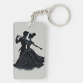 Starry Waltz Paar Sleutelhanger (achterkant)